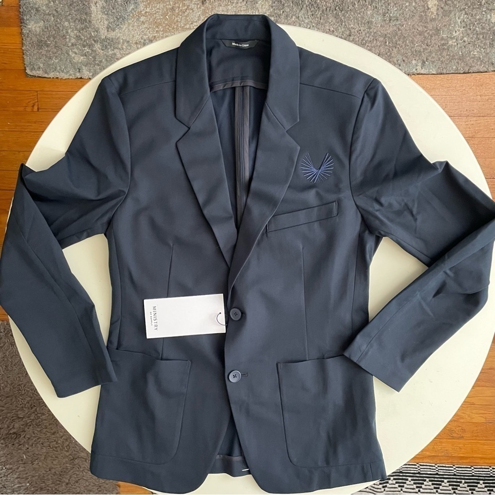 Ministry of Supply x Boom Supersonic Men’s Kinetic Blazer Size XS Navy New